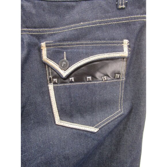 VINTAGE Hip Hop Jeans 40 Jeanetix Baggy Loose Denim Flap Pockets 40X31 - Picture 6 of 9